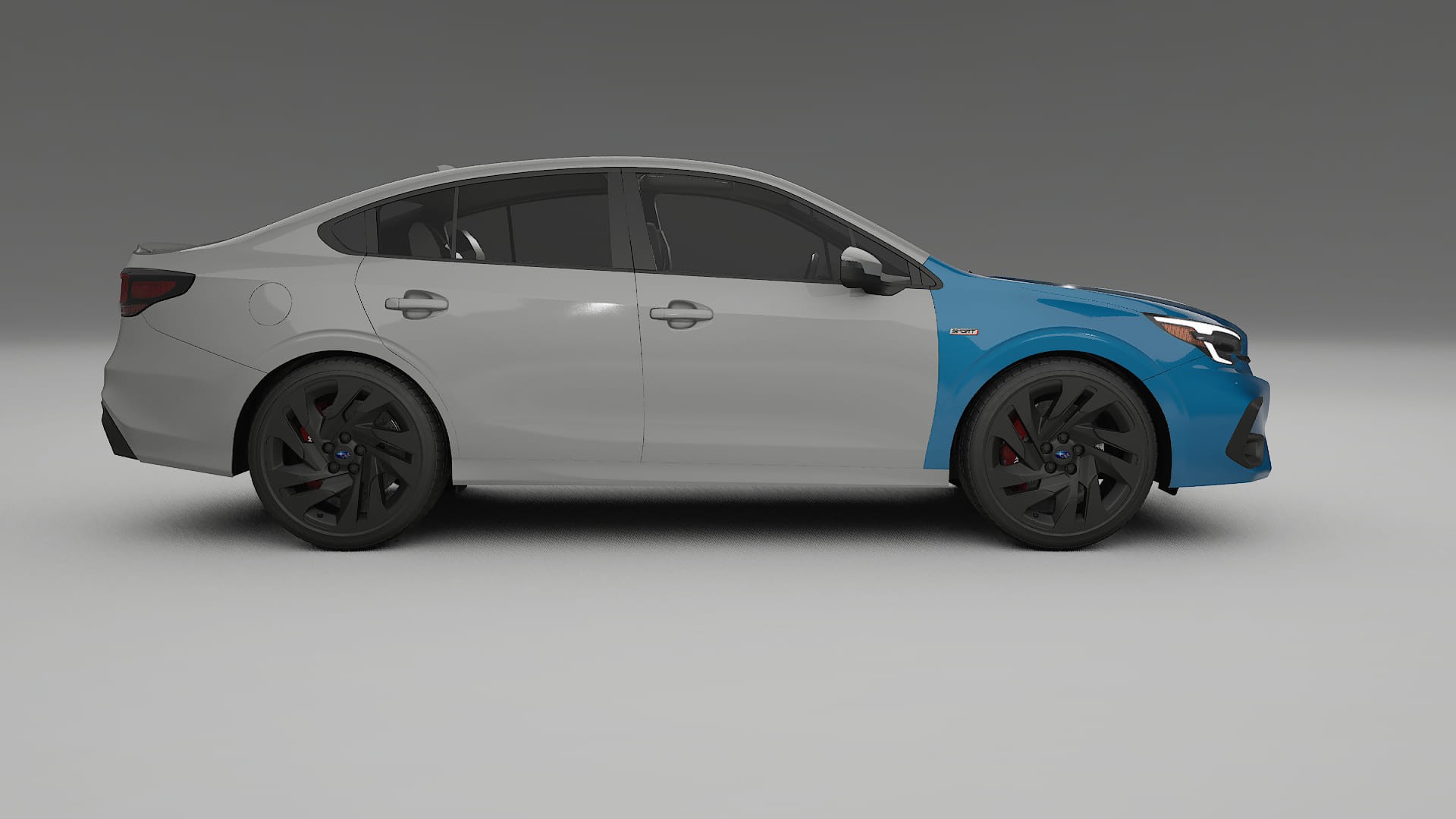 Film de Protection de Peinture Subaru Legacy BW | CrystalGuard TPU Transparent PPF Kit de Protection Avant