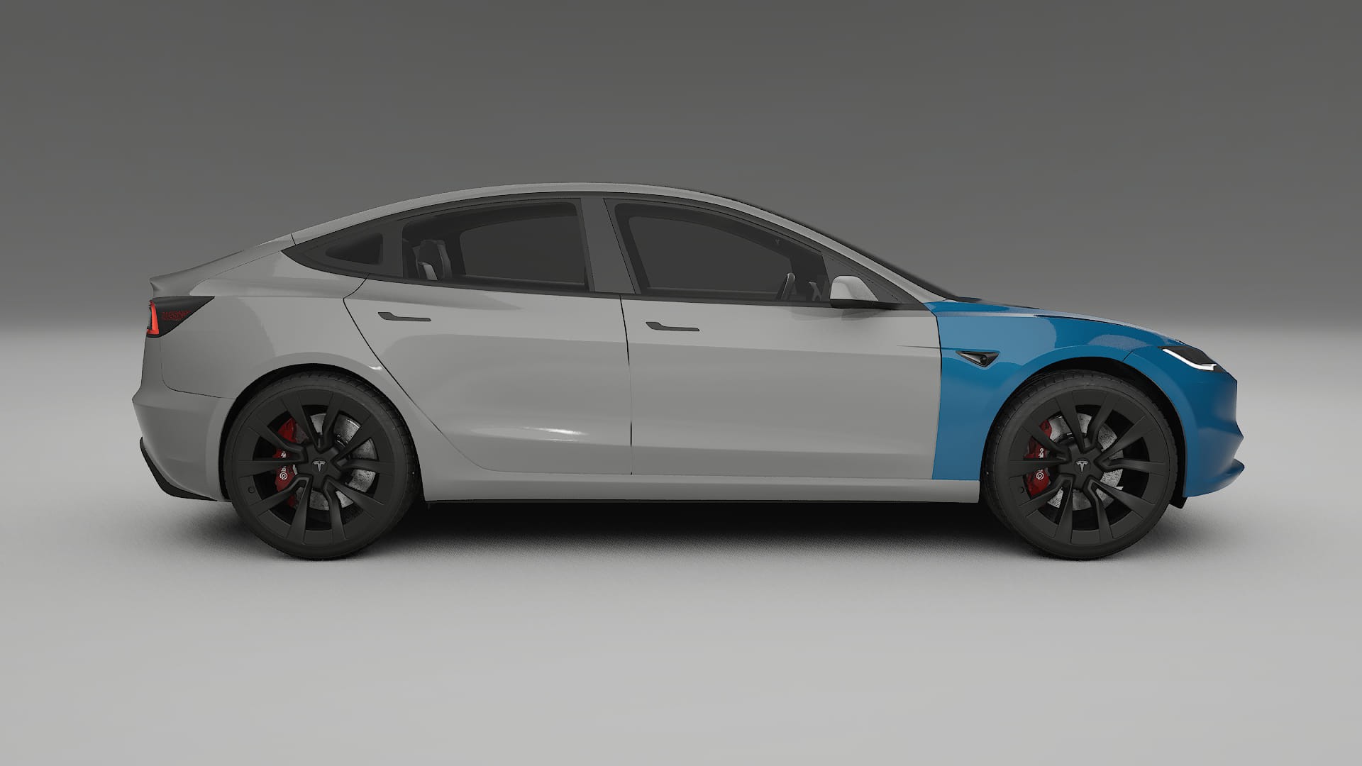Film de Protection de Peinture Tesla Model3 Highland | CrystalGuard TPU Transparent PPF Kit de Protection Avant