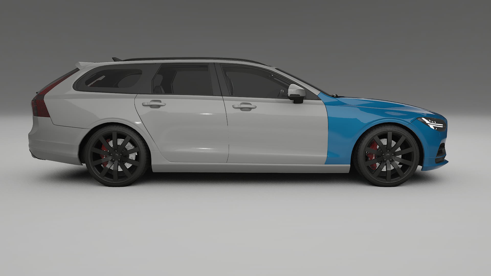 Film de Protection de Peinture Volvo V90 P5 | CrystalGuard TPU Transparent PPF Kit de Protection Avant 2