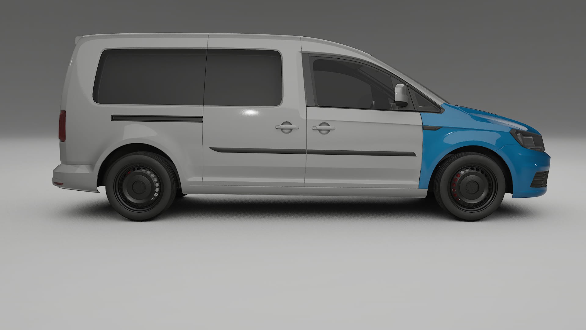 Film de Protection de Peinture VW Caddy Maxi SB | CrystalGuard TPU Transparent PPF Kit de Protection Avant 2
