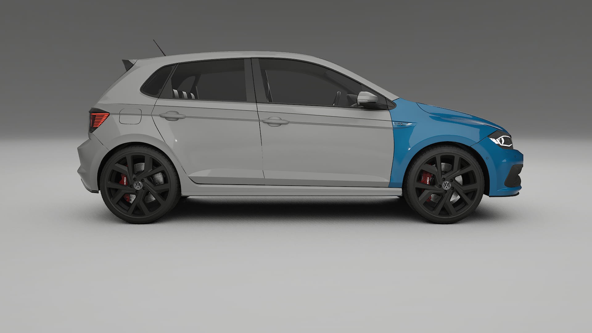 Film de Protection de Peinture VW Polo GTI VI | CrystalGuard TPU Transparent PPF Kit de Protection Avant 2