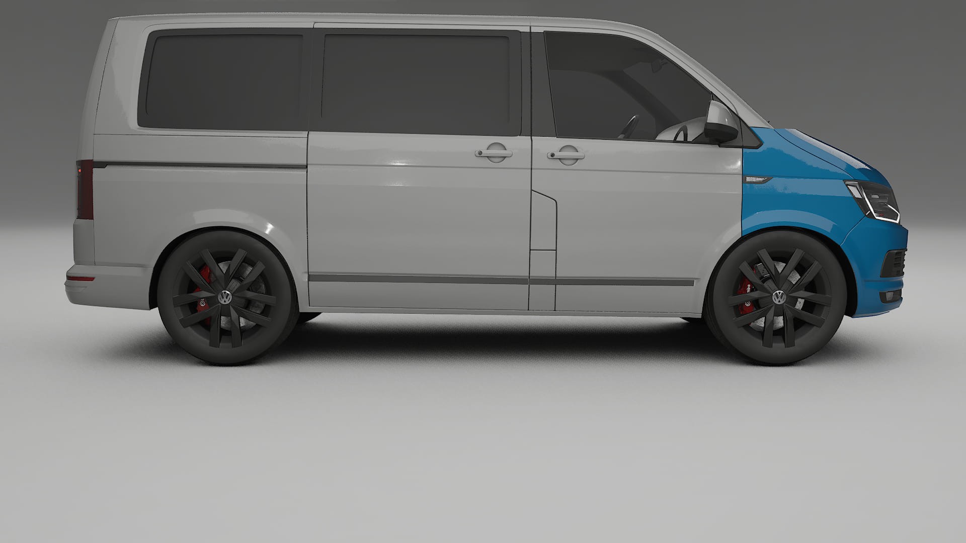 Film de Protection de Peinture VW Transporter T6 Multivan | CrystalGuard TPU Transparent PPF Kit de Protection Avant 2