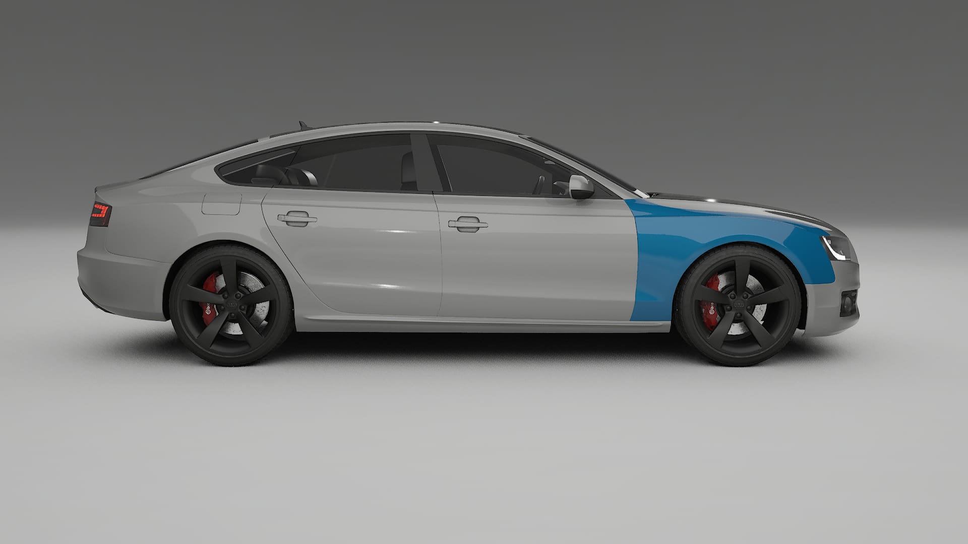 Film de Protection de Peinture Audi A5 8T Sportback prefacelift | Kit Complet Pré-découpé CrystalGuard TPU Transparent