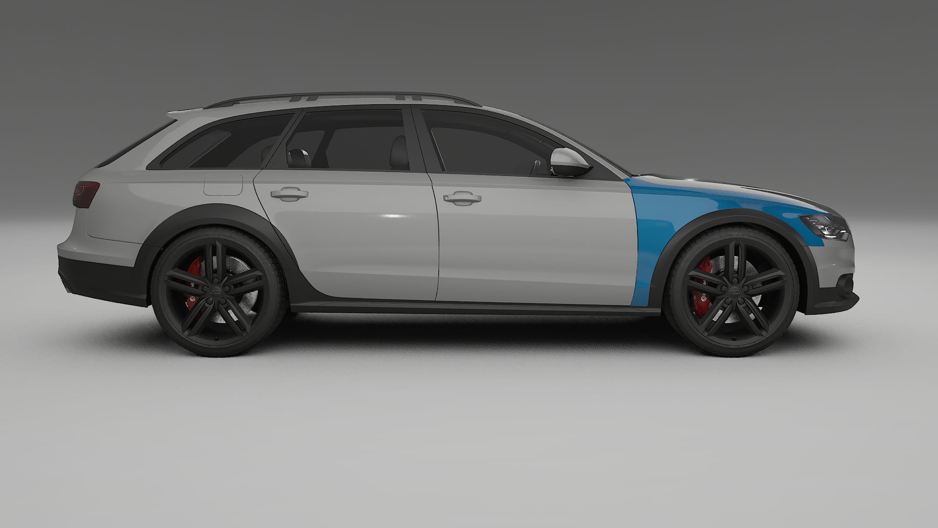 Film de Protection de Peinture Audi A6 Allroad C7 prefacelift | Kit Complet Pré-découpé CrystalGuard TPU Transparent