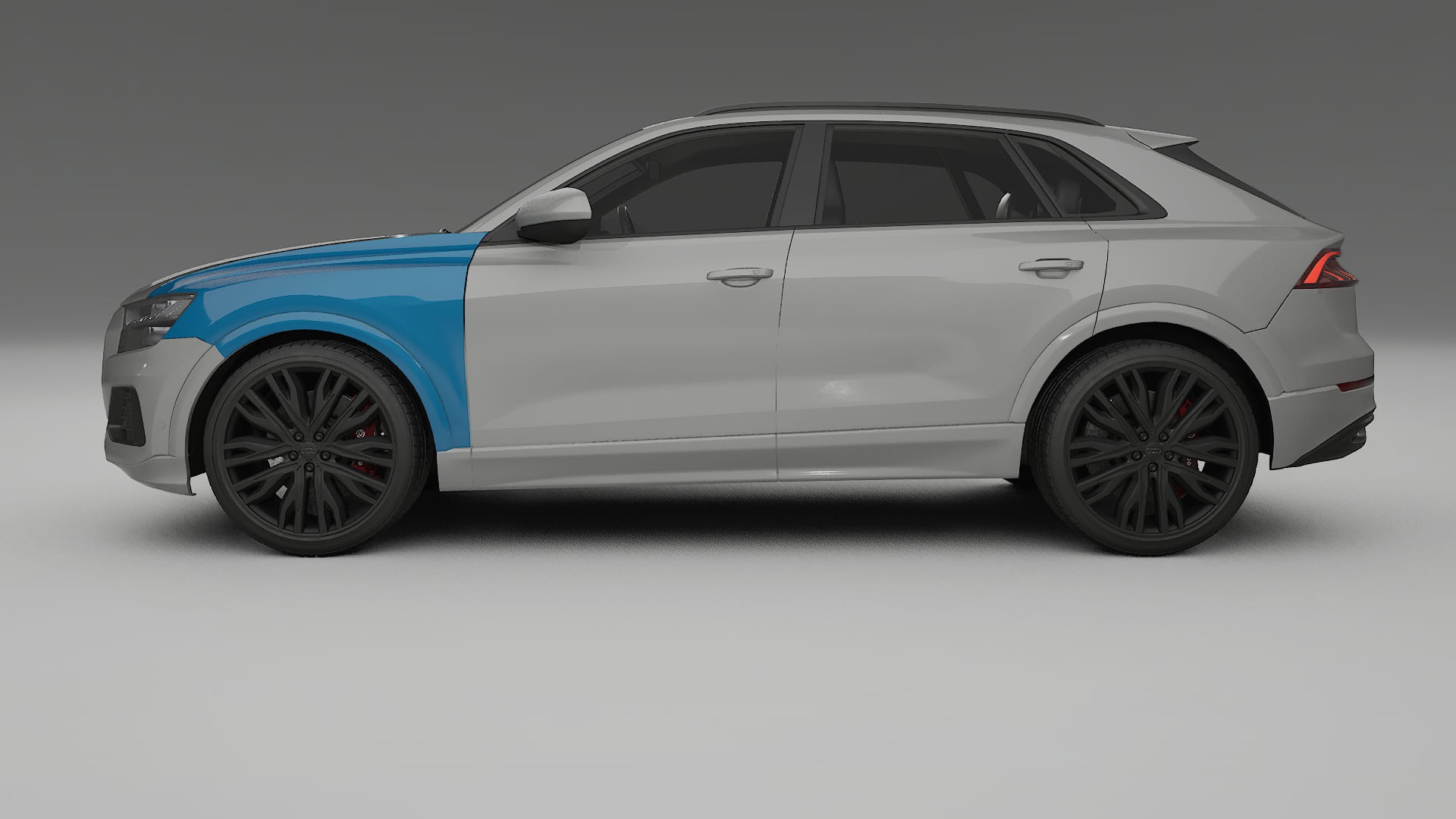 Film de Protection de Peinture Audi Q8 F1 prefacelift | Kit Complet Pré-découpé CrystalGuard TPU Transparent