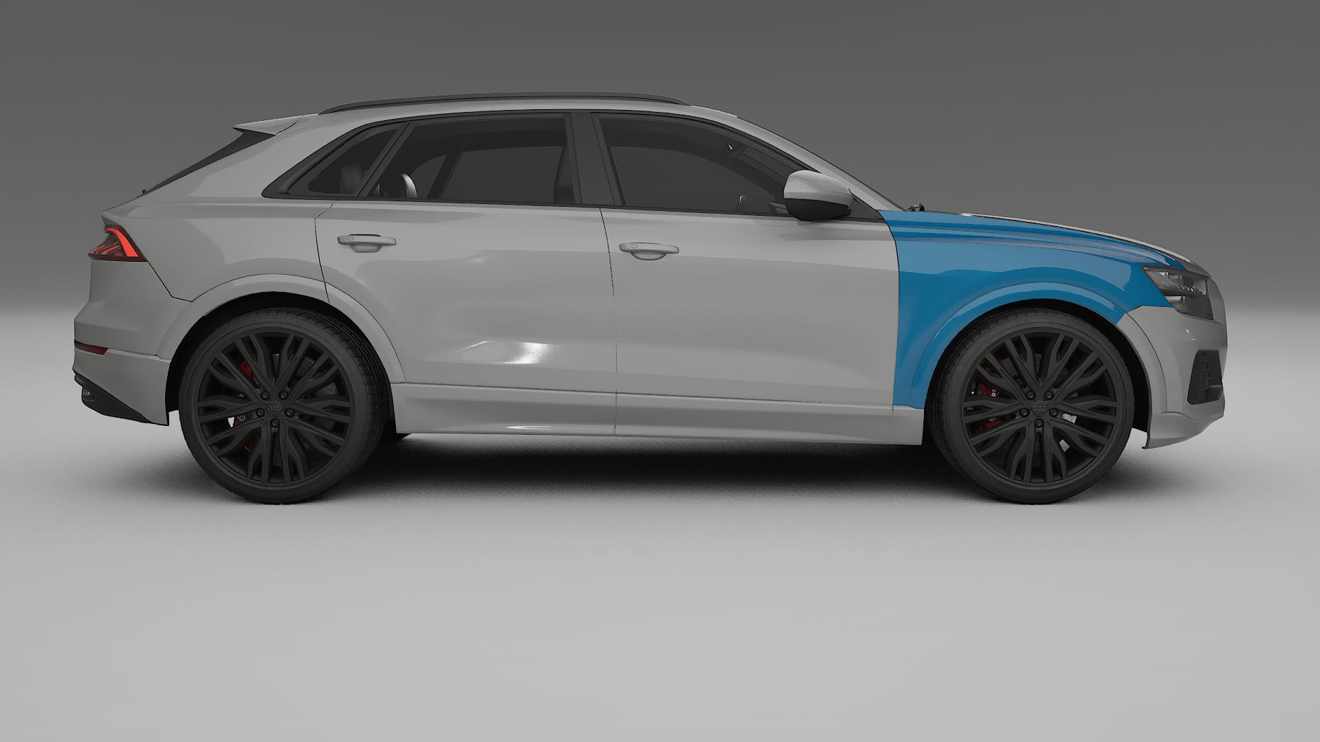 Film de Protection de Peinture Audi Q8 F1 prefacelift | Kit Complet Pré-découpé CrystalGuard TPU Transparent