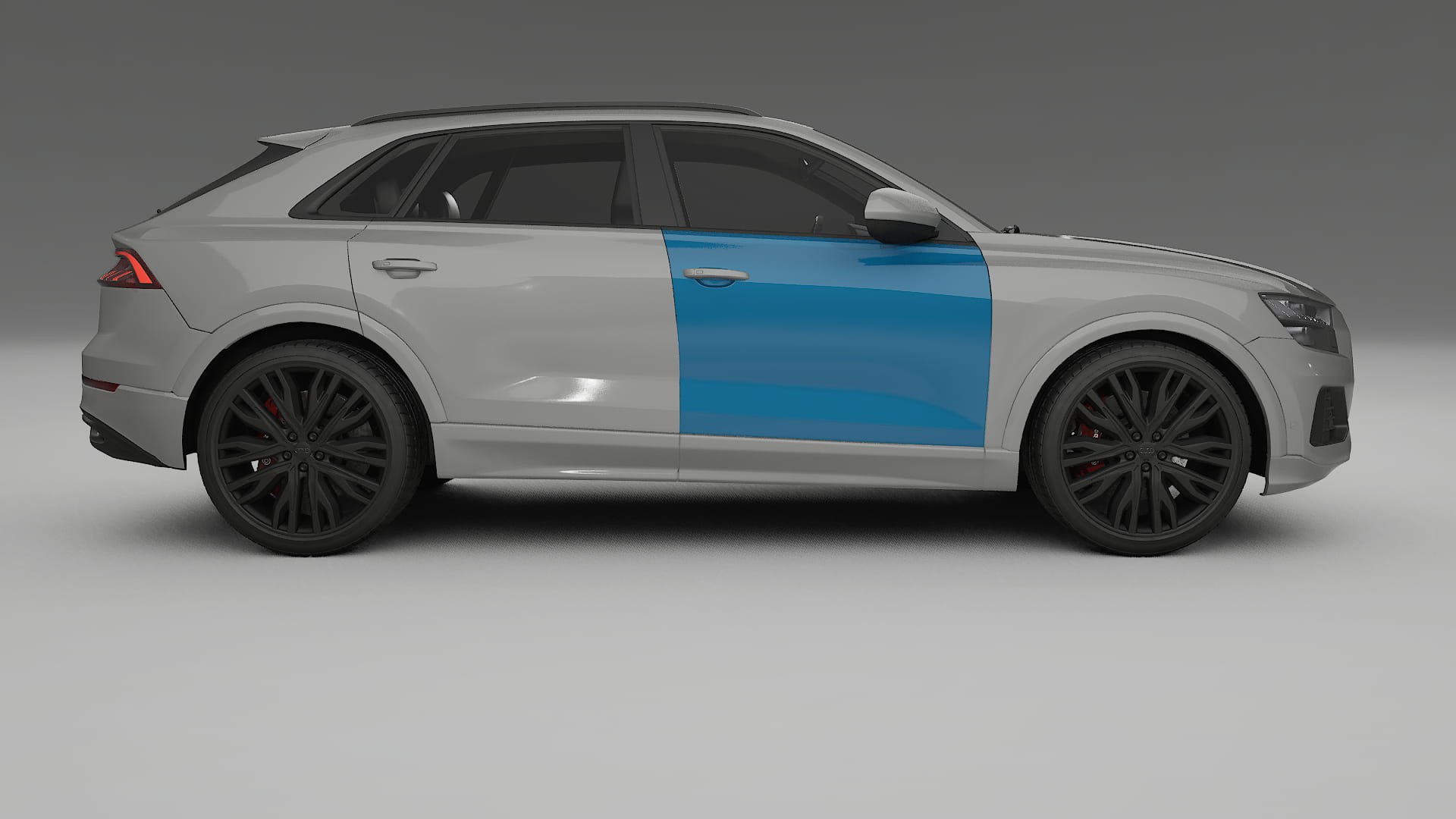 Film de Protection de Peinture Audi Q8 F1 prefacelift | Kit Complet Pré-découpé CrystalGuard TPU Transparent