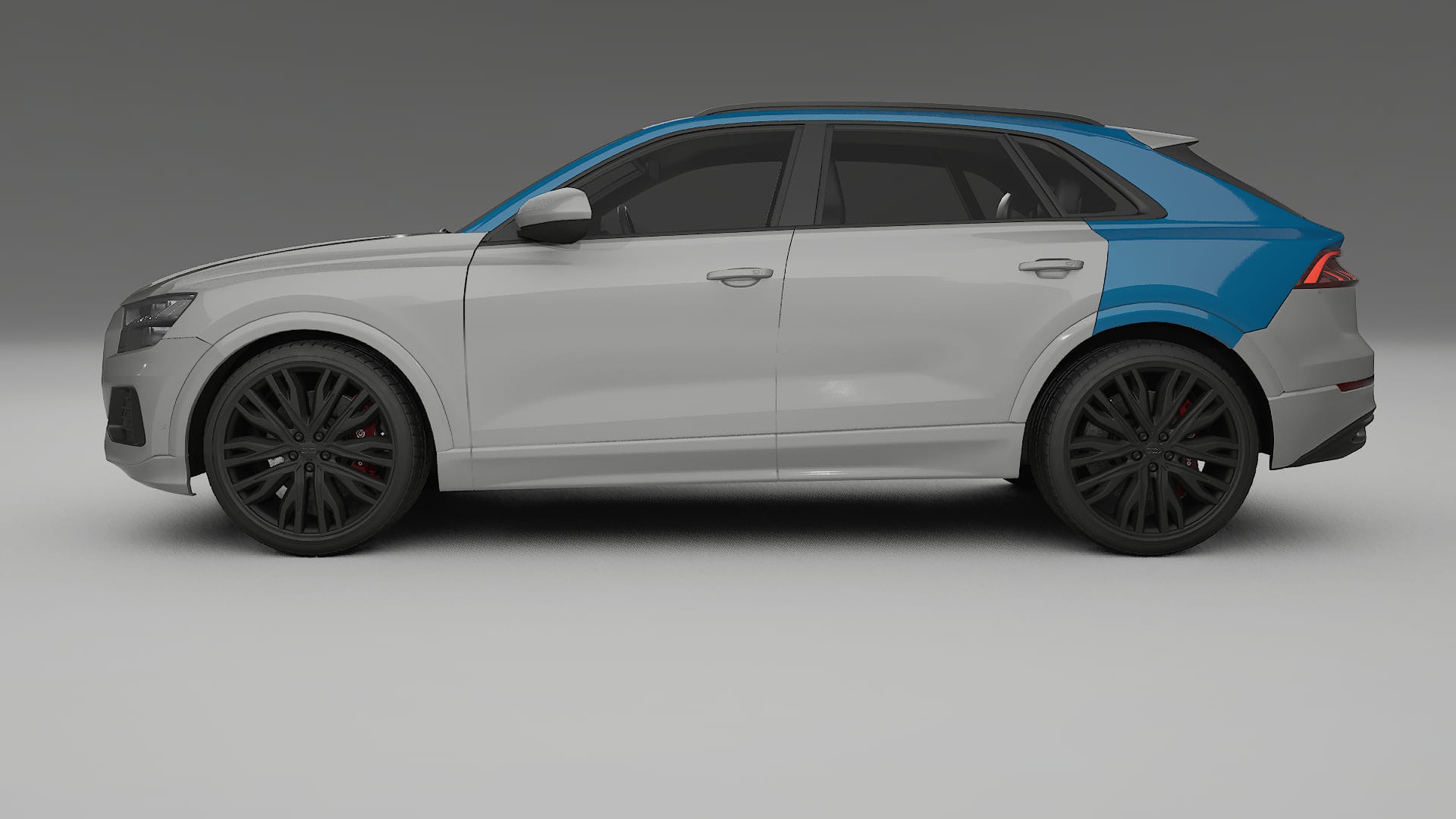 Film de Protection de Peinture Audi Q8 F1 prefacelift | Kit Complet Pré-découpé CrystalGuard TPU Transparent