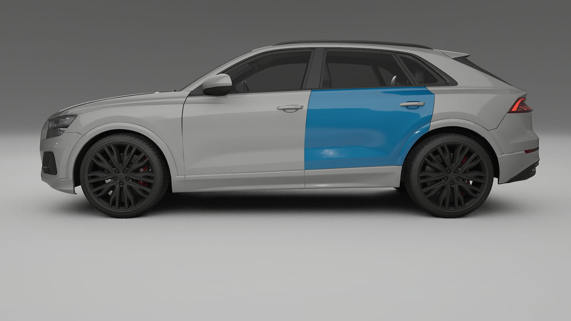 Film de Protection de Peinture Audi Q8 F1 prefacelift | Kit Complet Pré-découpé CrystalGuard TPU Transparent