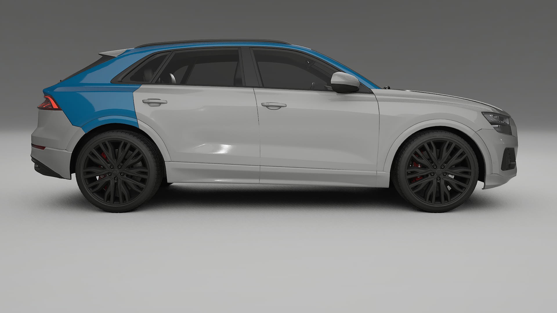 Film de Protection de Peinture Audi Q8 F1 prefacelift | Kit Complet Pré-découpé CrystalGuard TPU Transparent