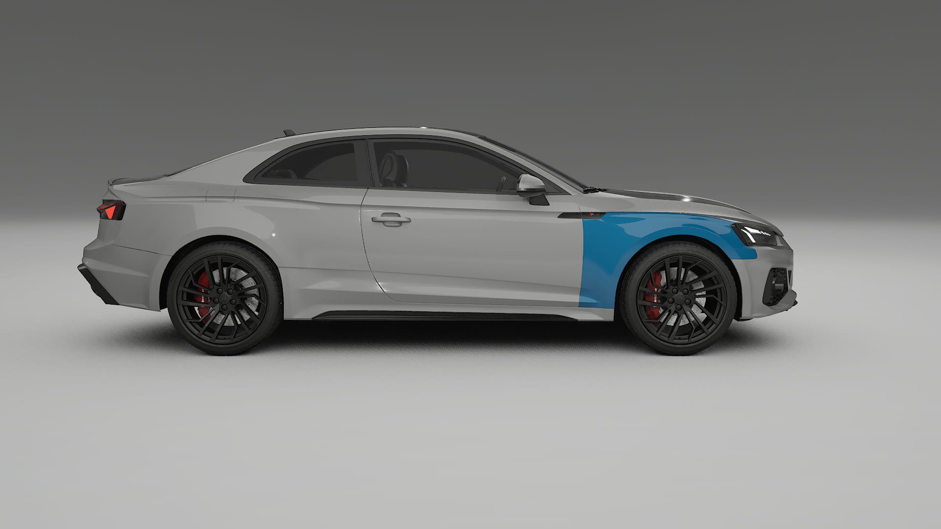Film de Protection de Peinture Audi RS5 coupé B9 facelift | Kit Complet Pré-découpé CrystalGuard TPU Transparent