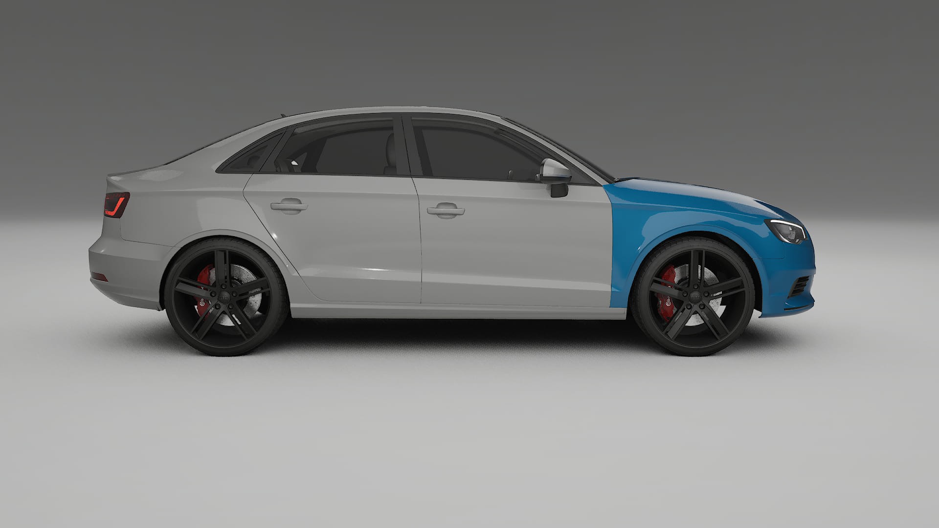 Film de Protection de Peinture Audi A3 8V sedan prefacelift pre-LCI | CrystalGuard TPU Transparent PPF Kit de Protection Avant 2