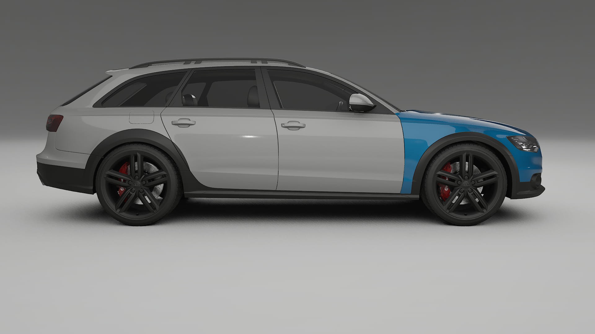 Film de Protection de Peinture Audi A6 Allroad C7 prefacelift pre-LCI | CrystalGuard TPU Transparent PPF Kit de Protection Avant 2