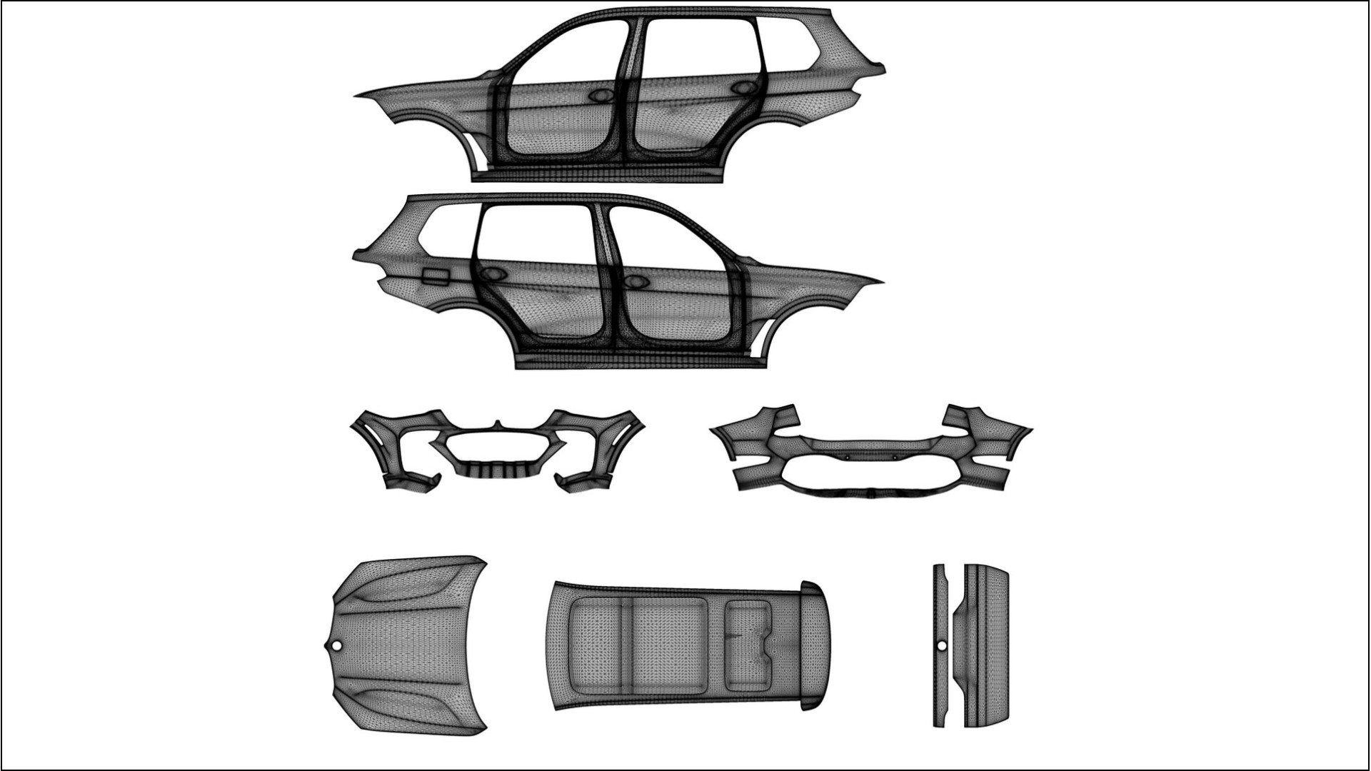 Film de Protection de Peinture BMW X7 M G07 | Kit Complet Pré-découpé CrystalGuard TPU Transparent 2