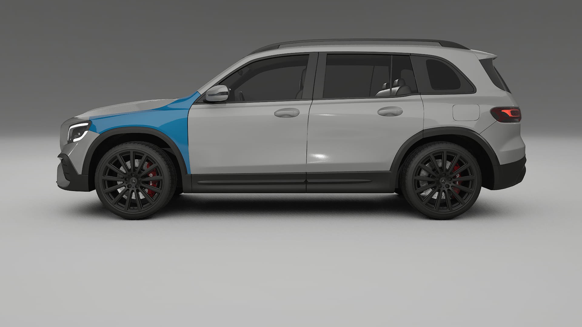 Film de Protection de Peinture Mercedes AMG GLB | Kit Complet Pré-découpé CrystalGuard TPU Transparent