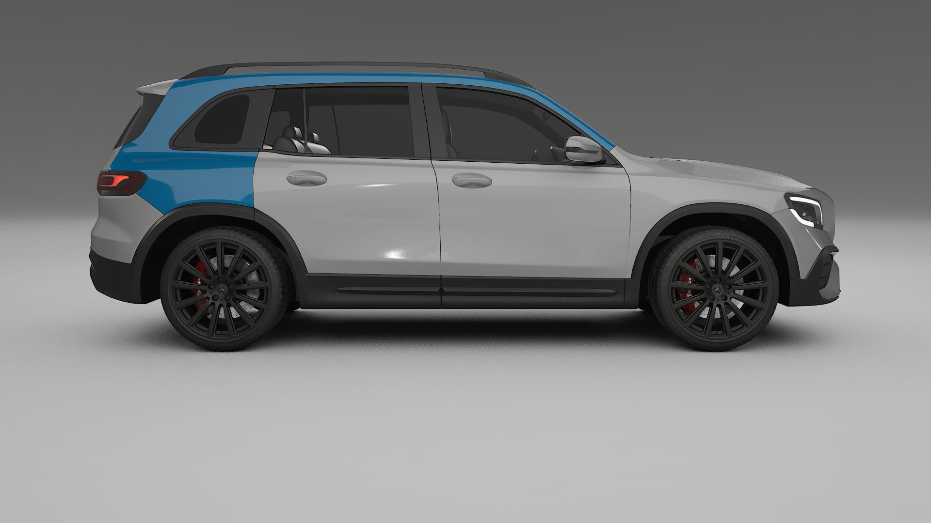 Film de Protection de Peinture Mercedes AMG GLB | Kit Complet Pré-découpé CrystalGuard TPU Transparent