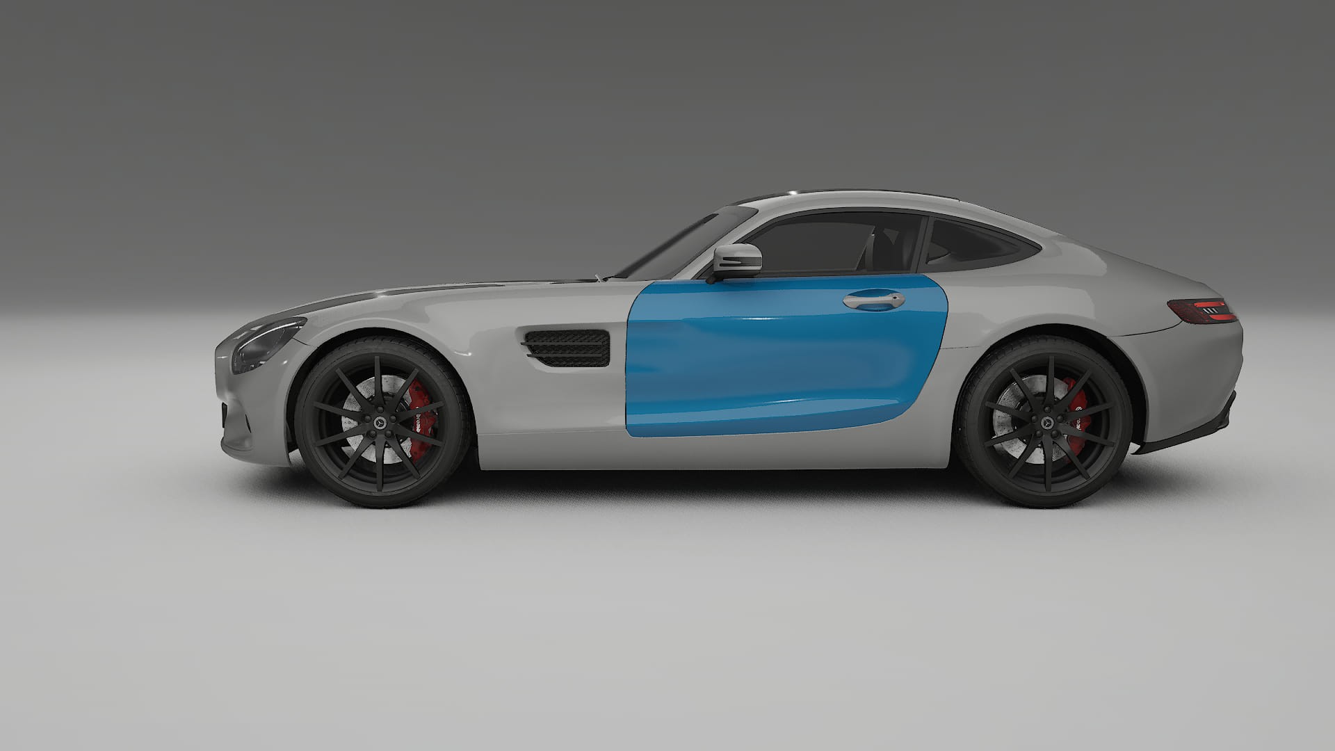 Film de Protection de Peinture Mercedes AMG GT C190 coupé | Kit Complet Pré-découpé CrystalGuard TPU Transparent