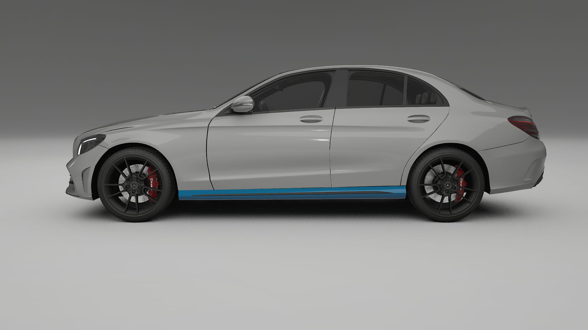 Film de Protection de Peinture Mercedes C-class W205 AMG berline | Kit Complet Pré-découpé CrystalGuard TPU Transparent