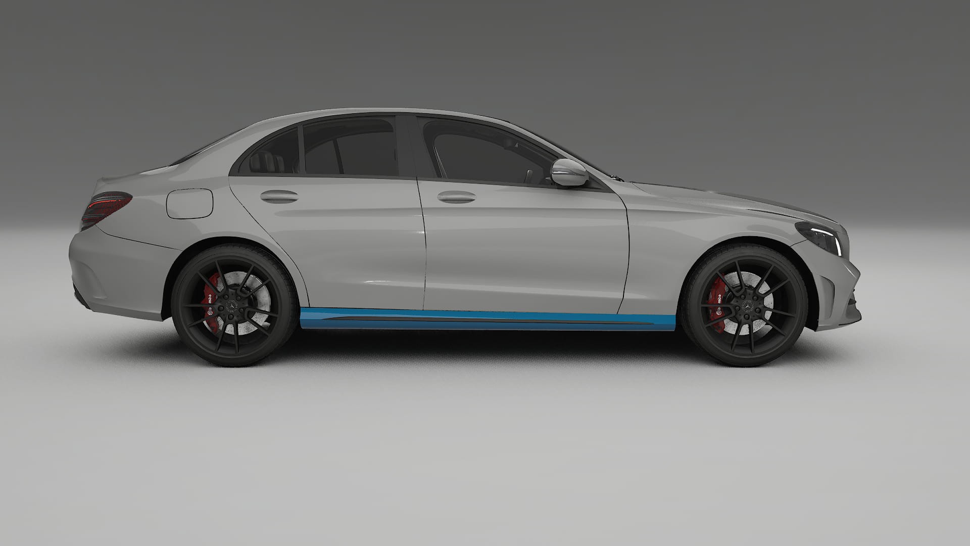 Film de Protection de Peinture Mercedes C-class W205 AMG berline | Kit Complet Pré-découpé CrystalGuard TPU Transparent