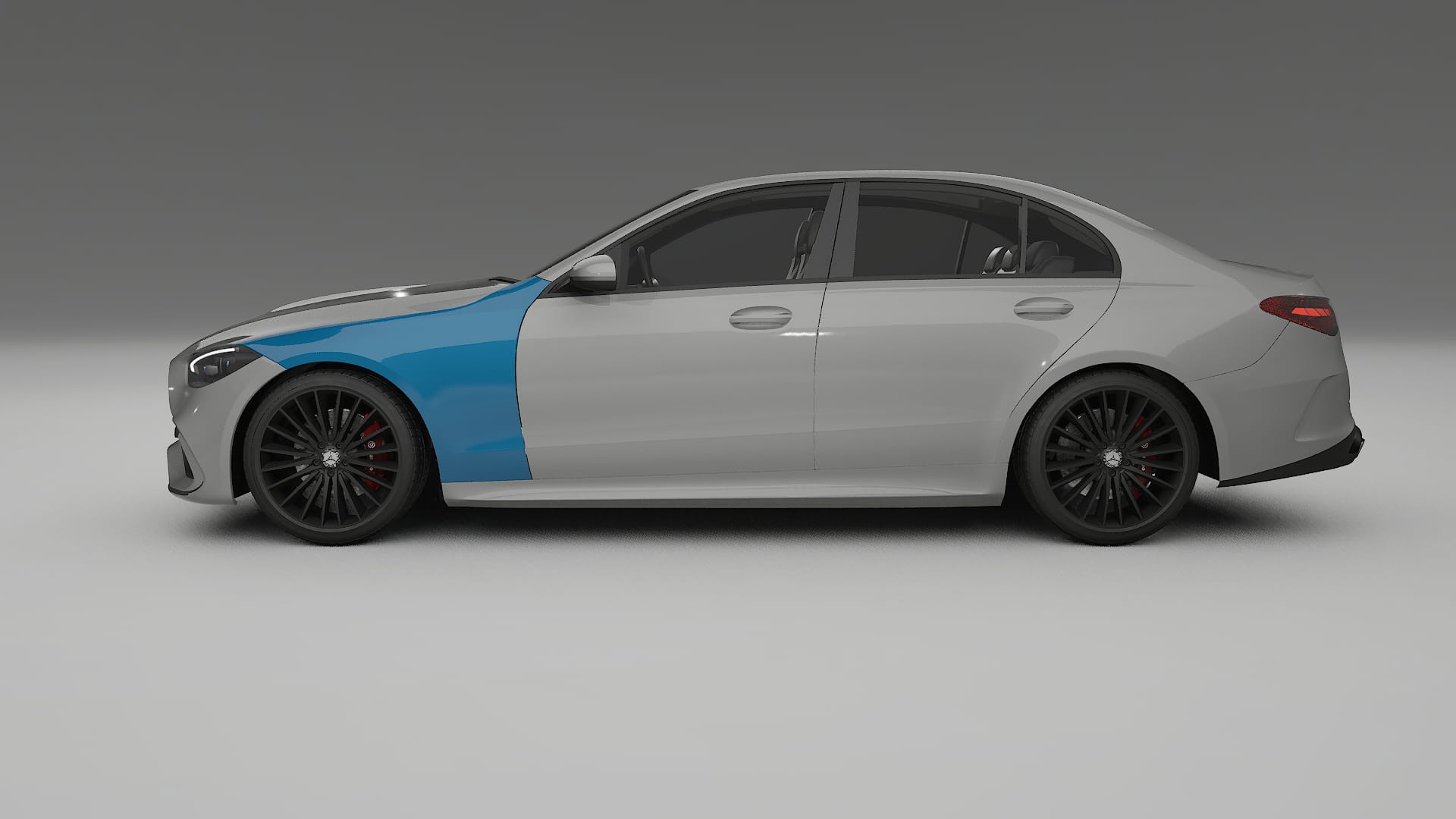 Film de Protection de Peinture Mercedes C-class W206 | Kit Complet Pré-découpé CrystalGuard TPU Transparent
