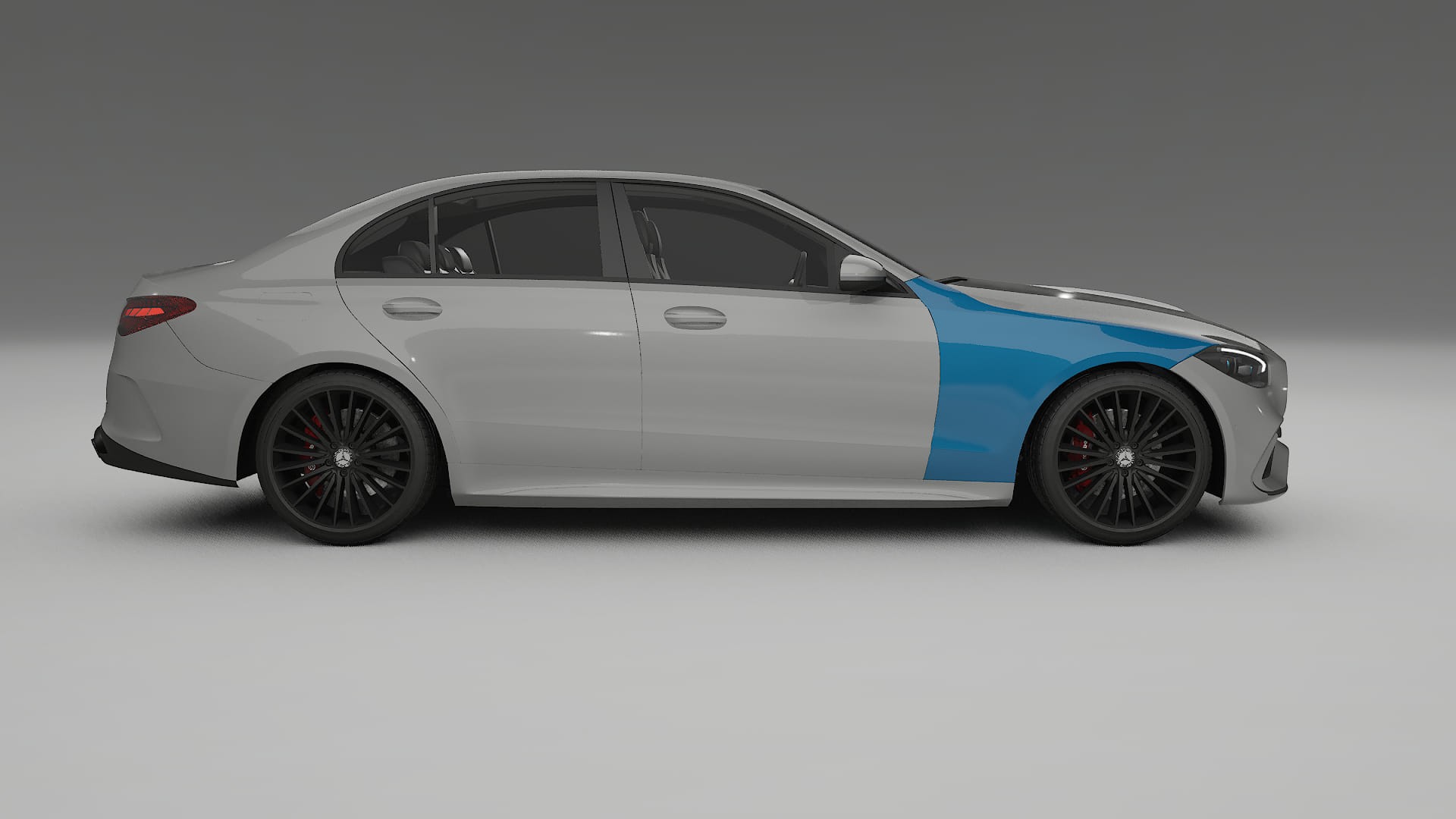 Film de Protection de Peinture Mercedes C-class W206 | Kit Complet Pré-découpé CrystalGuard TPU Transparent