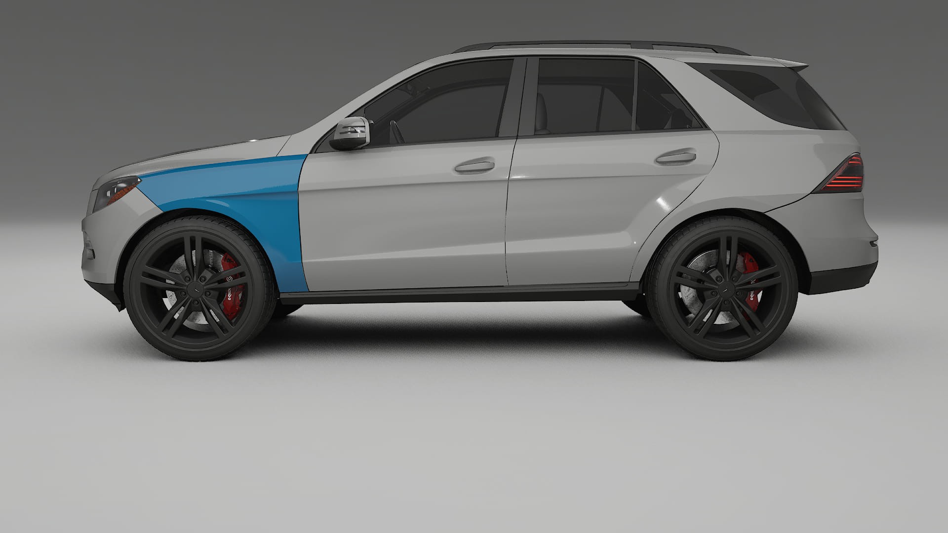 Film de Protection de Peinture Mercedes M-class W166 | Kit Complet Pré-découpé CrystalGuard TPU Transparent