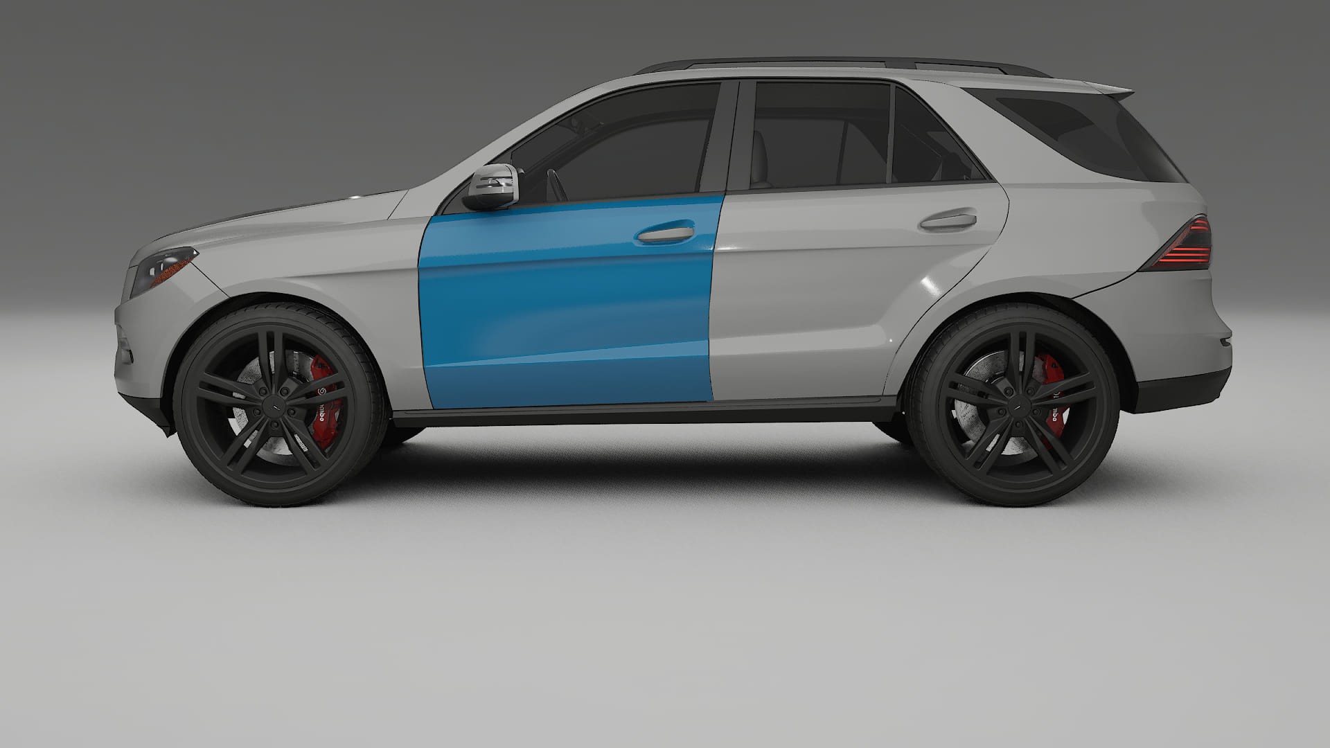 Film de Protection de Peinture Mercedes M-class W166 | Kit Complet Pré-découpé CrystalGuard TPU Transparent