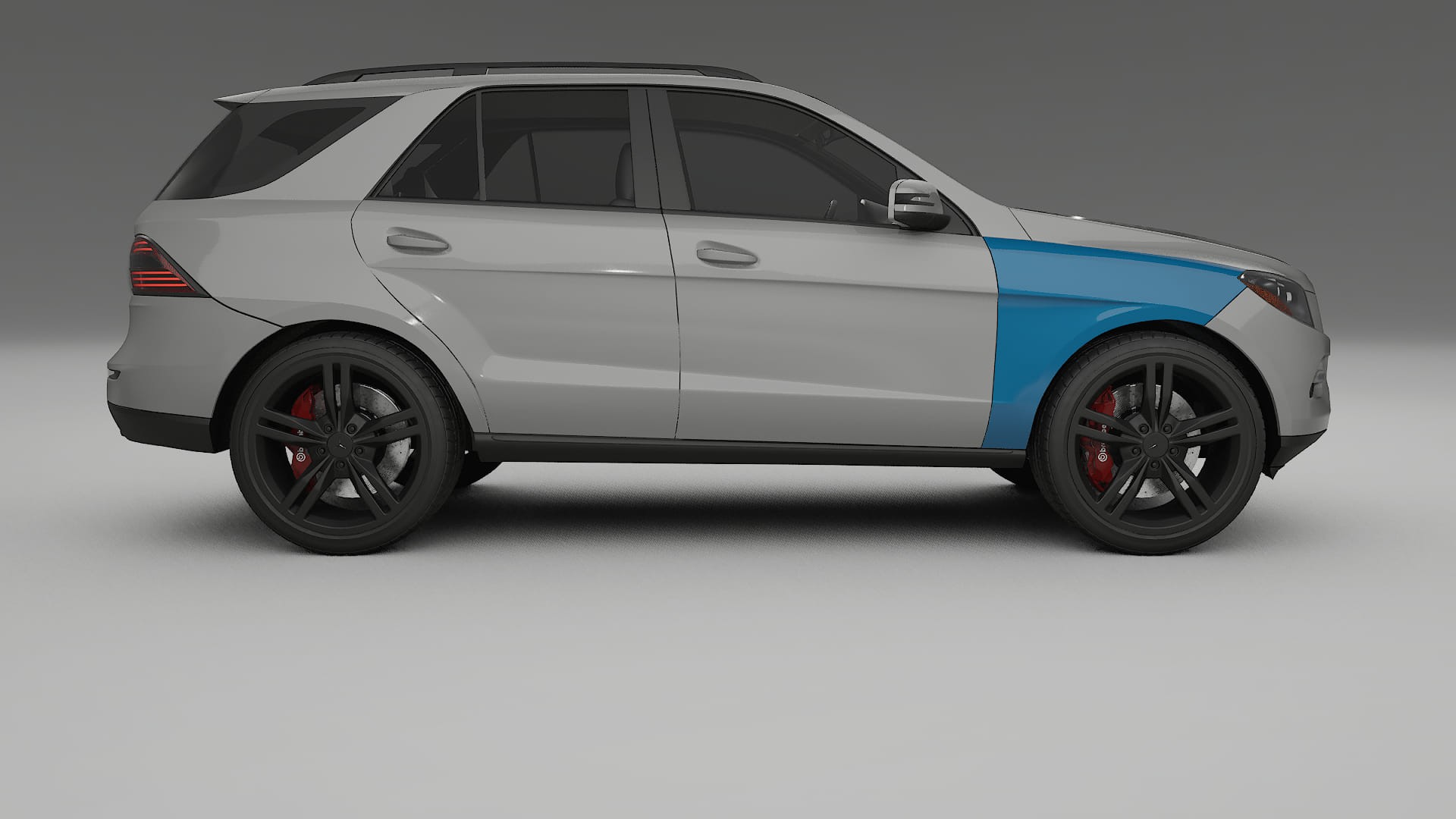 Film de Protection de Peinture Mercedes M-class W166 | Kit Complet Pré-découpé CrystalGuard TPU Transparent