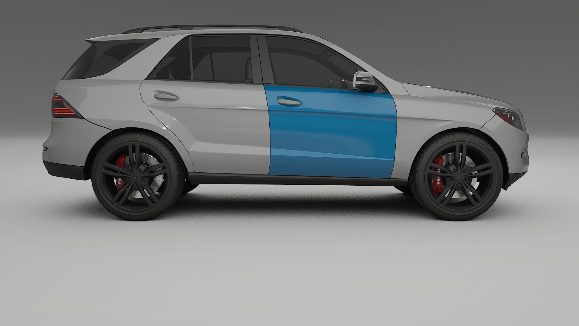Film de Protection de Peinture Mercedes M-class W166 | Kit Complet Pré-découpé CrystalGuard TPU Transparent