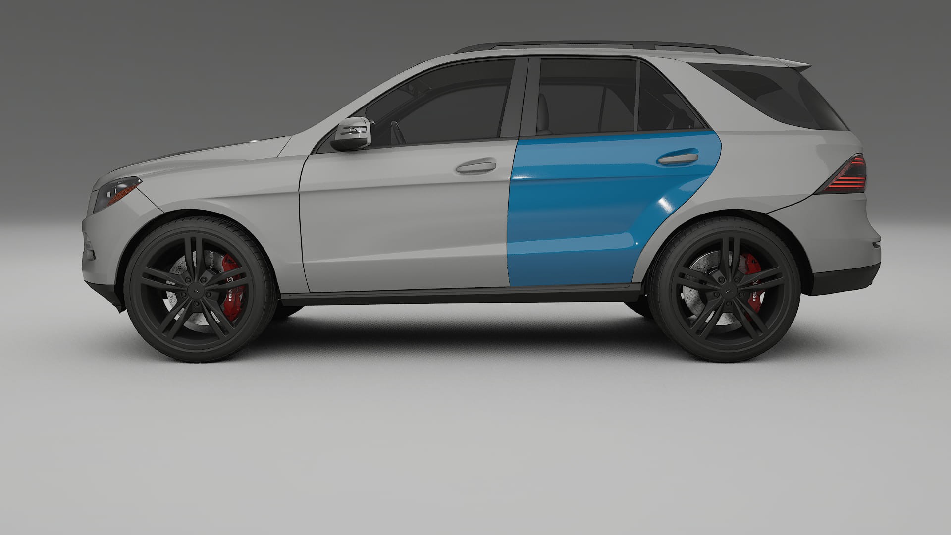 Film de Protection de Peinture Mercedes M-class W166 | Kit Complet Pré-découpé CrystalGuard TPU Transparent