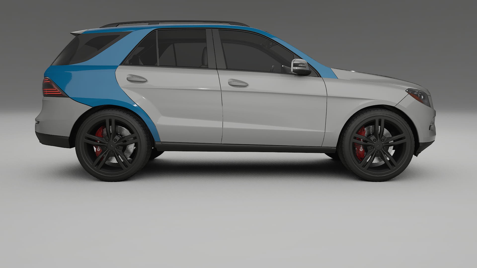 Film de Protection de Peinture Mercedes M-class W166 | Kit Complet Pré-découpé CrystalGuard TPU Transparent