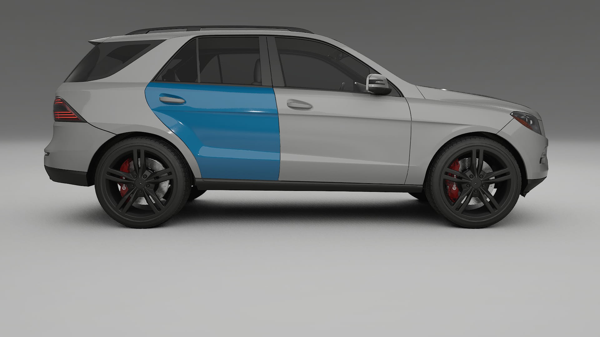 Film de Protection de Peinture Mercedes M-class W166 | Kit Complet Pré-découpé CrystalGuard TPU Transparent
