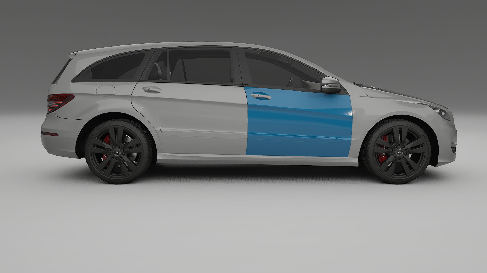 Film de Protection de Peinture Mercedes R-class W251 facelift | Kit Complet Pré-découpé CrystalGuard TPU Transparent