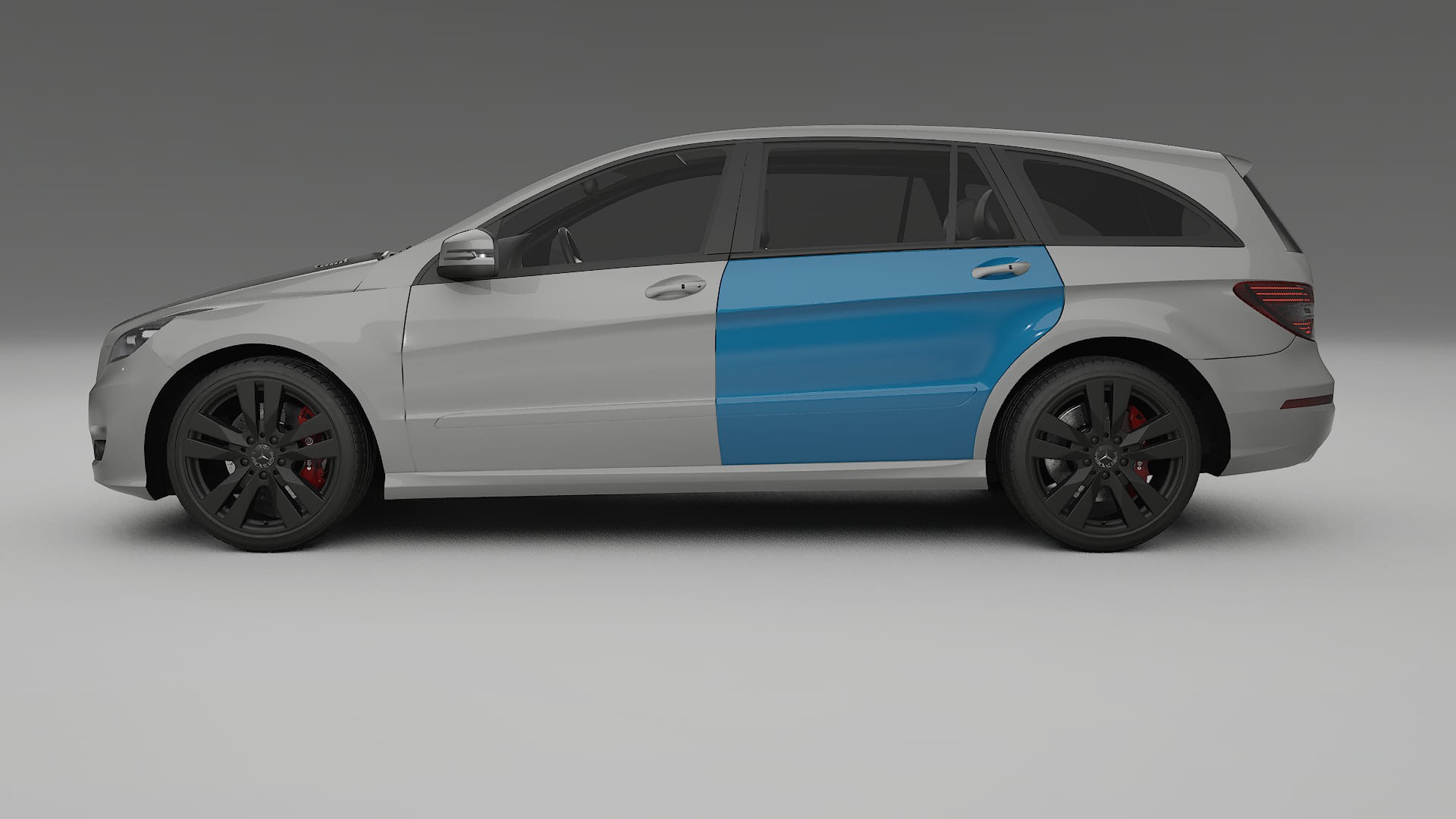 Film de Protection de Peinture Mercedes R-class W251 facelift | Kit Complet Pré-découpé CrystalGuard TPU Transparent