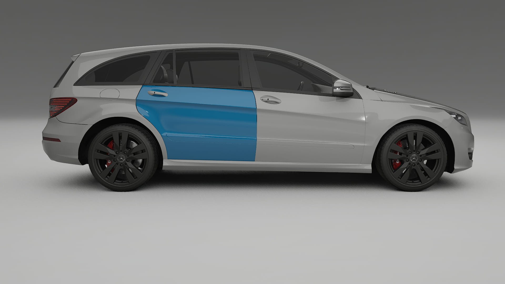 Film de Protection de Peinture Mercedes R-class W251 facelift | Kit Complet Pré-découpé CrystalGuard TPU Transparent
