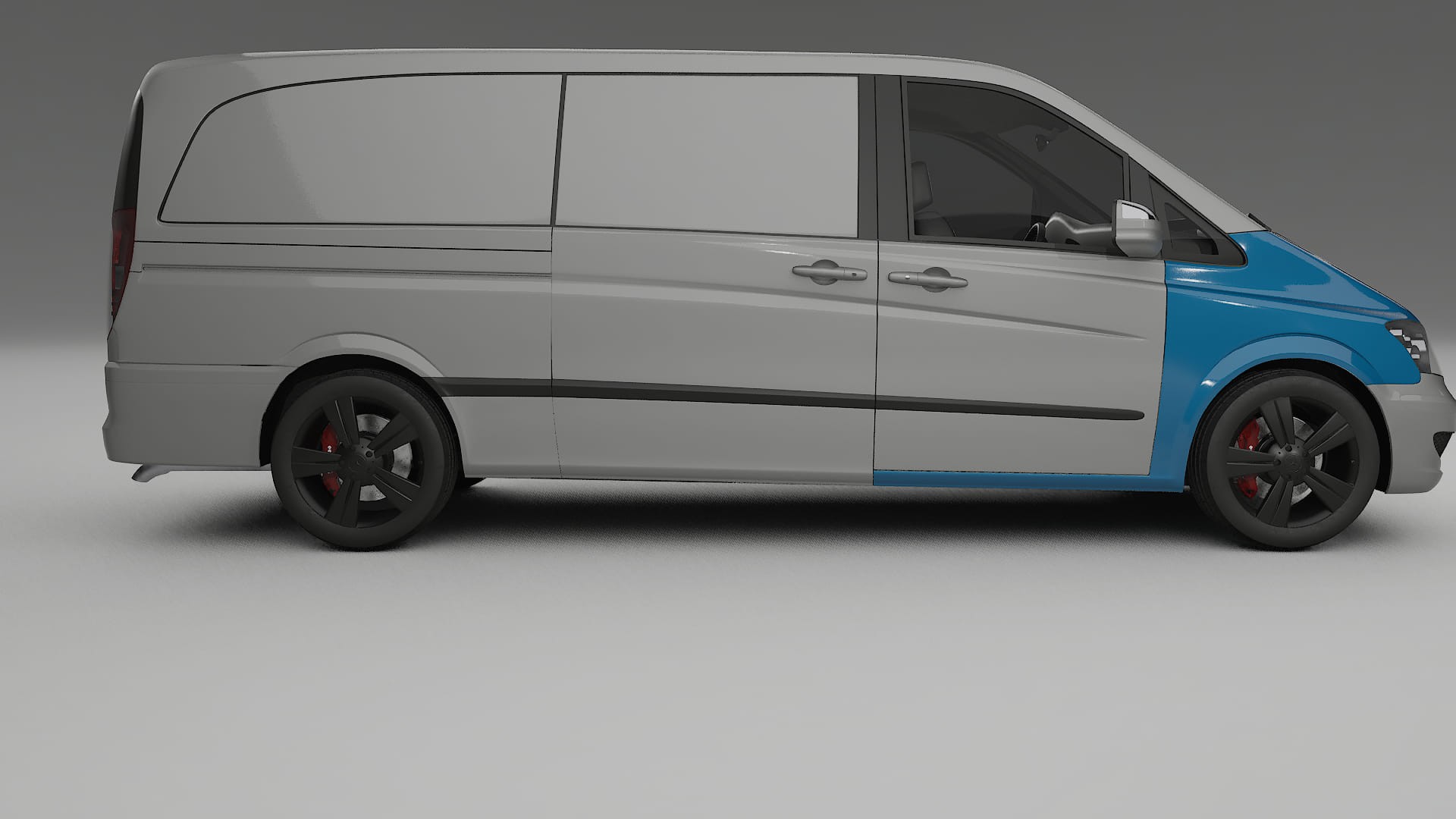Film de Protection de Peinture Mercedes Viano Extra Long W439 Facelift | Kit Complet Pré-découpé CrystalGuard TPU Transparent