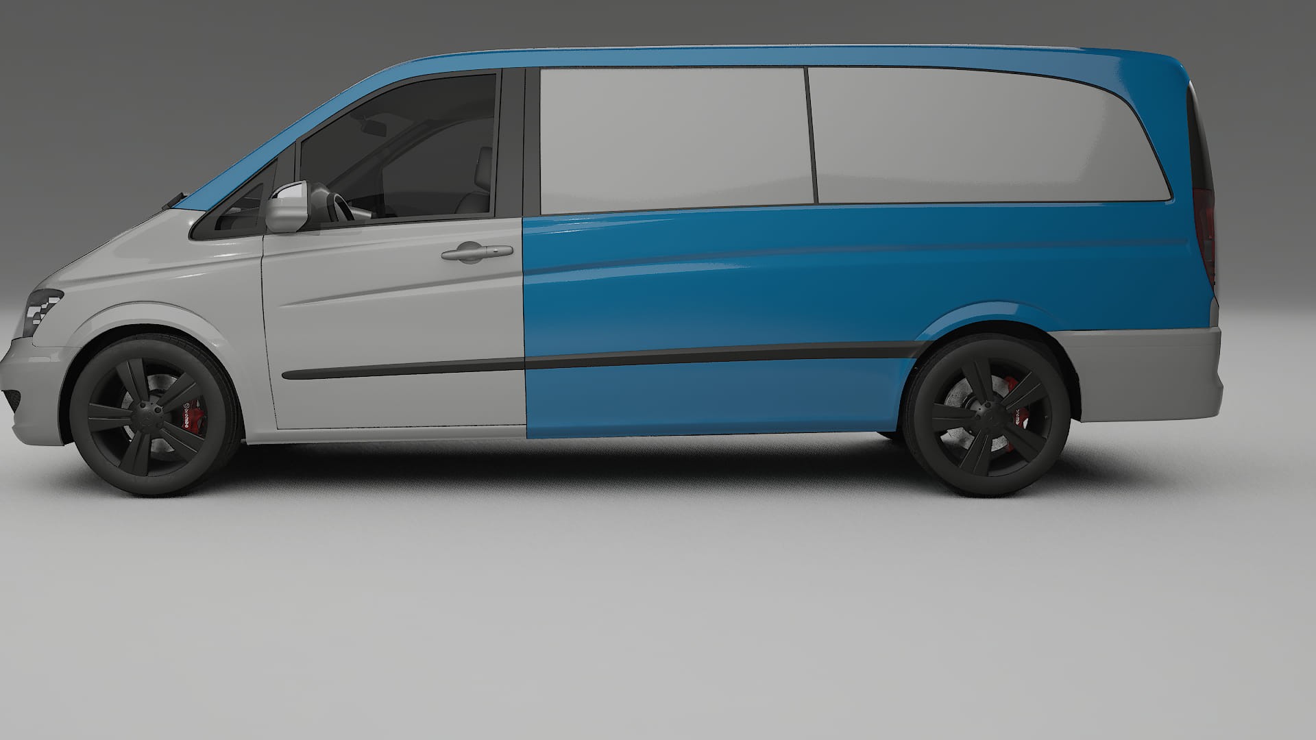 Film de Protection de Peinture Mercedes Viano Extra Long W439 Facelift | Kit Complet Pré-découpé CrystalGuard TPU Transparent