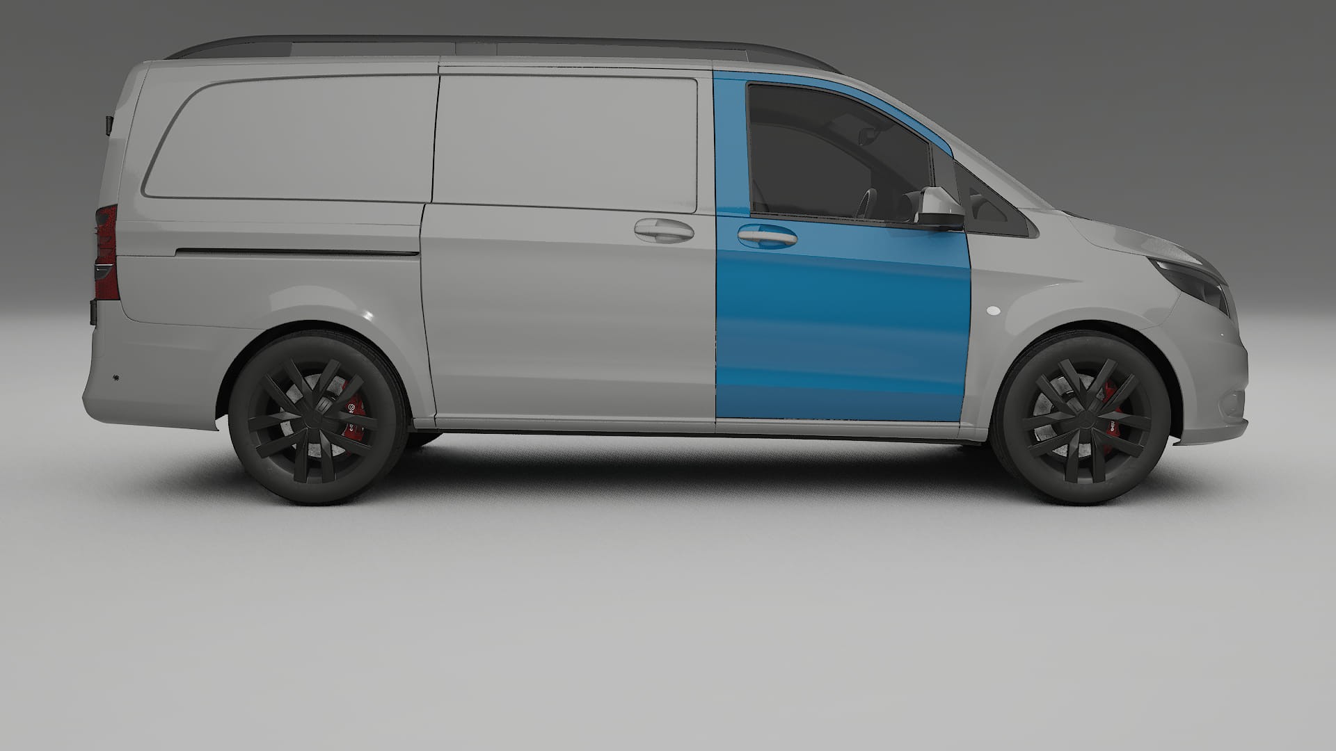 Film de Protection de Peinture Mercedes Vito Court W447 prefacelift | Kit Complet Pré-découpé CrystalGuard TPU Transparent