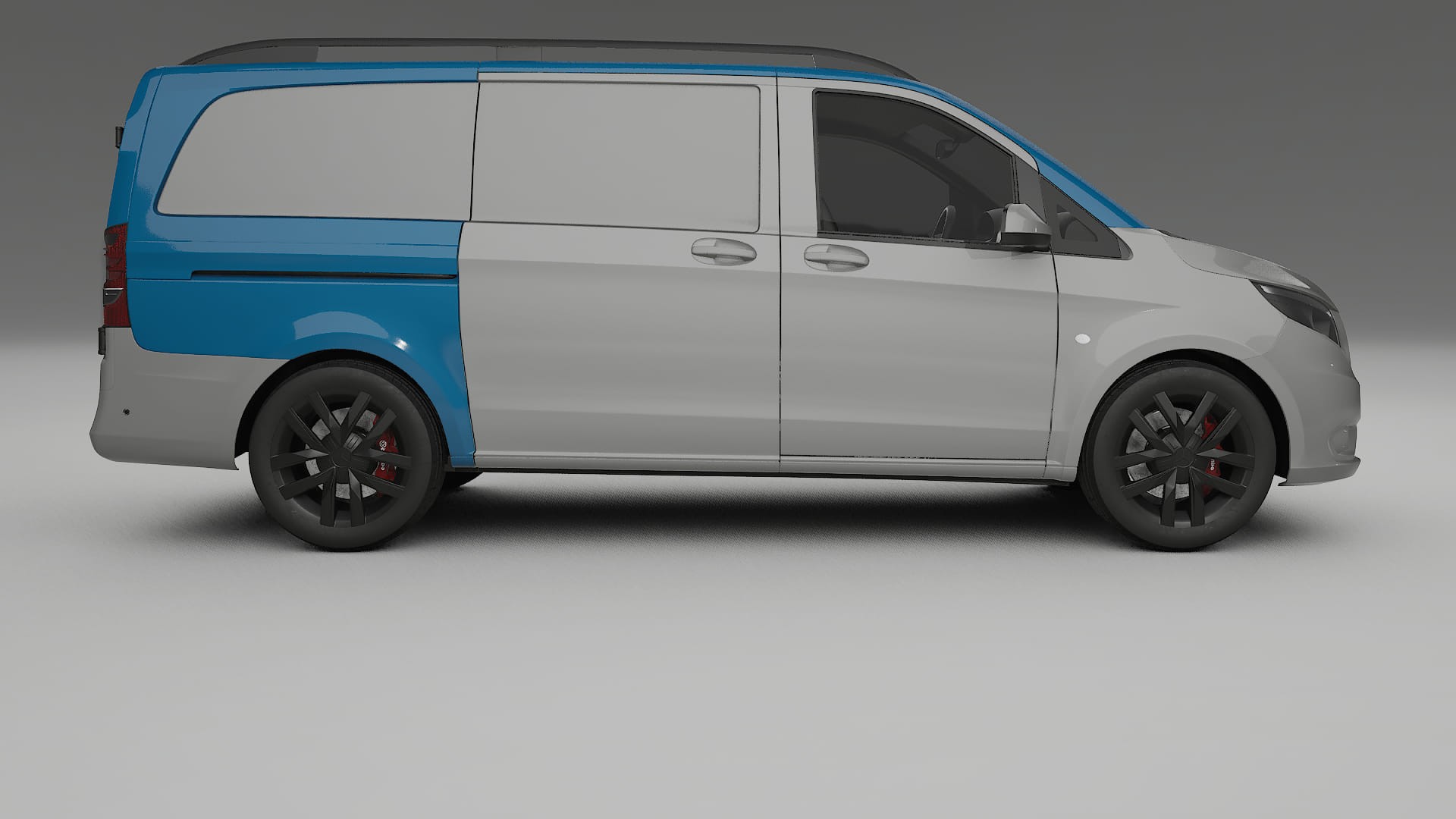 Film de Protection de Peinture Mercedes Vito Court W447 prefacelift | Kit Complet Pré-découpé CrystalGuard TPU Transparent
