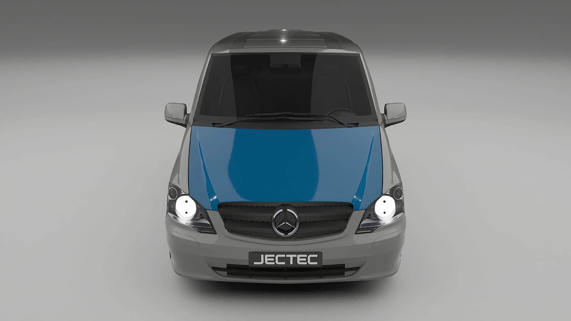 Film de Protection de Peinture Mercedes Vito Court W639 facelift | Kit Complet Pré-découpé CrystalGuard TPU Transparent