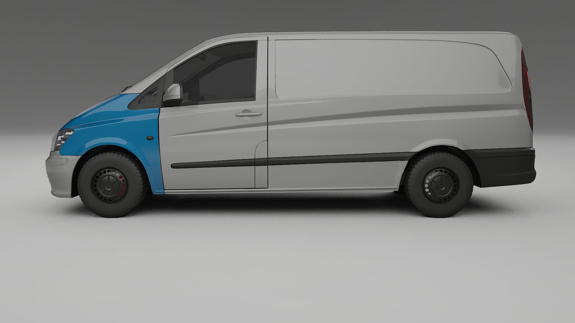 Film de Protection de Peinture Mercedes Vito Court W639 facelift | Kit Complet Pré-découpé CrystalGuard TPU Transparent