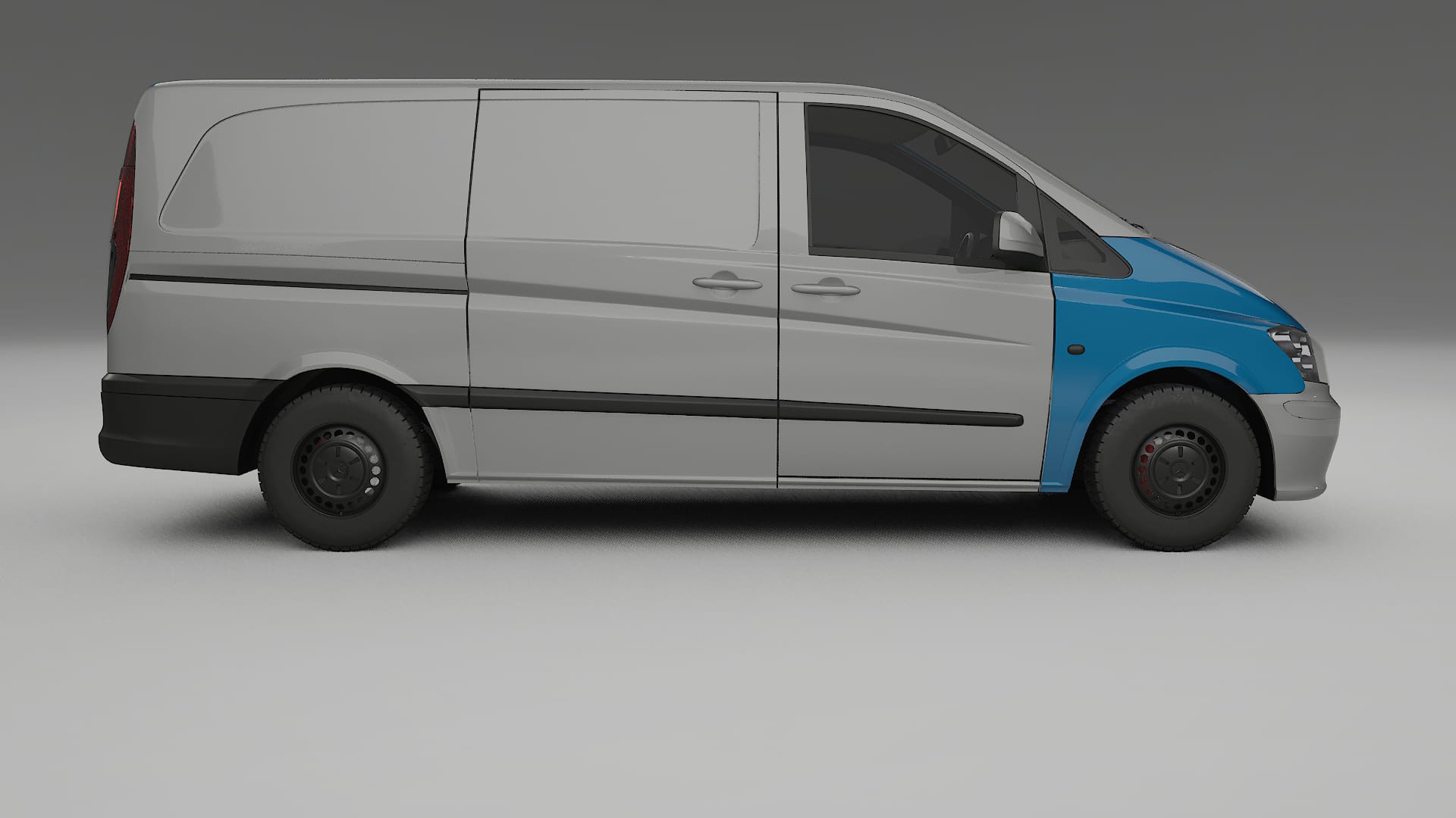 Film de Protection de Peinture Mercedes Vito Court W639 facelift | Kit Complet Pré-découpé CrystalGuard TPU Transparent