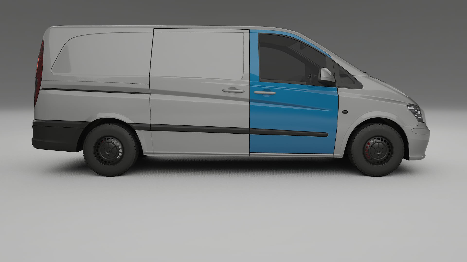 Film de Protection de Peinture Mercedes Vito Court W639 facelift | Kit Complet Pré-découpé CrystalGuard TPU Transparent