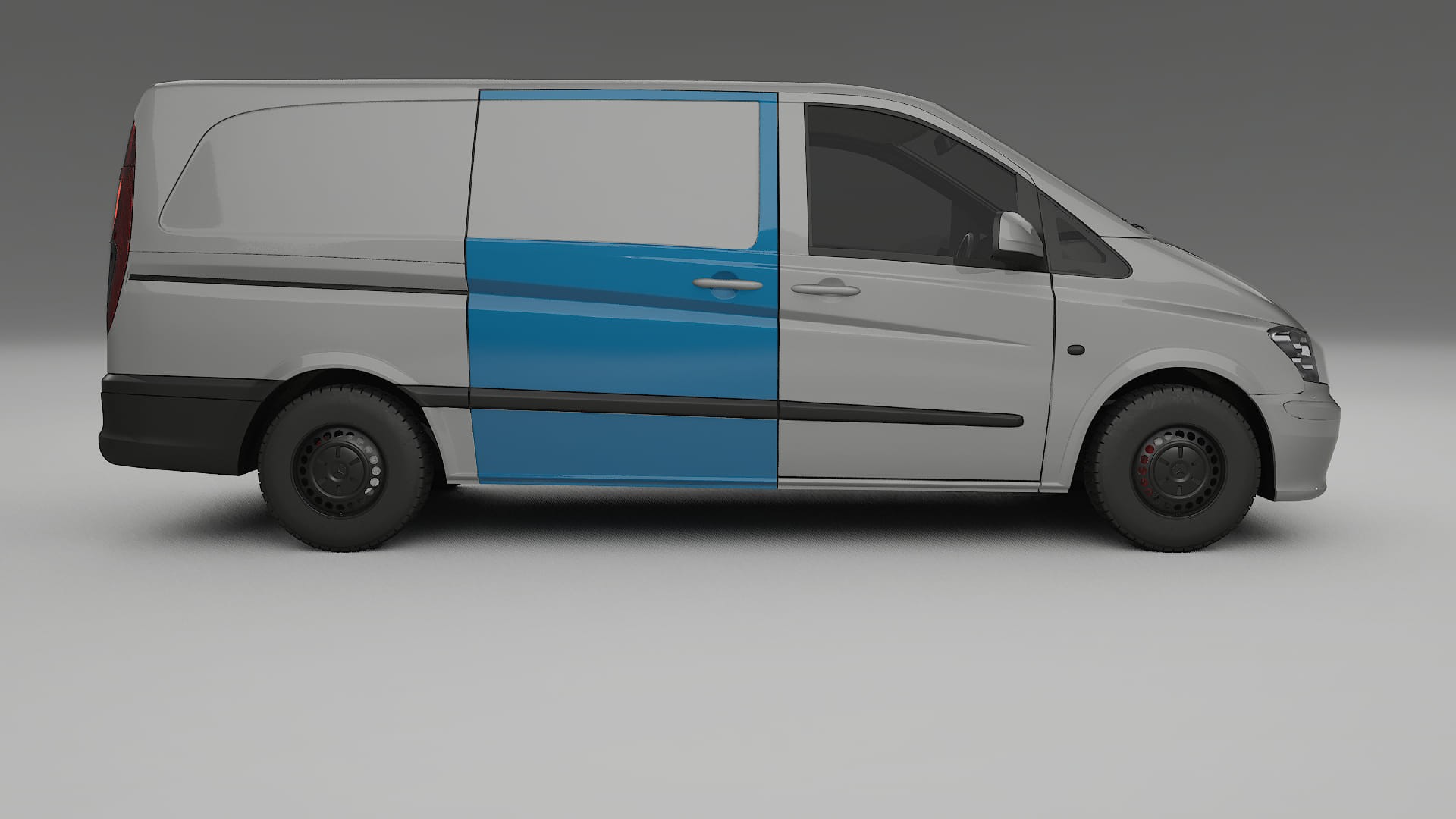 Film de Protection de Peinture Mercedes Vito Court W639 facelift | Kit Complet Pré-découpé CrystalGuard TPU Transparent