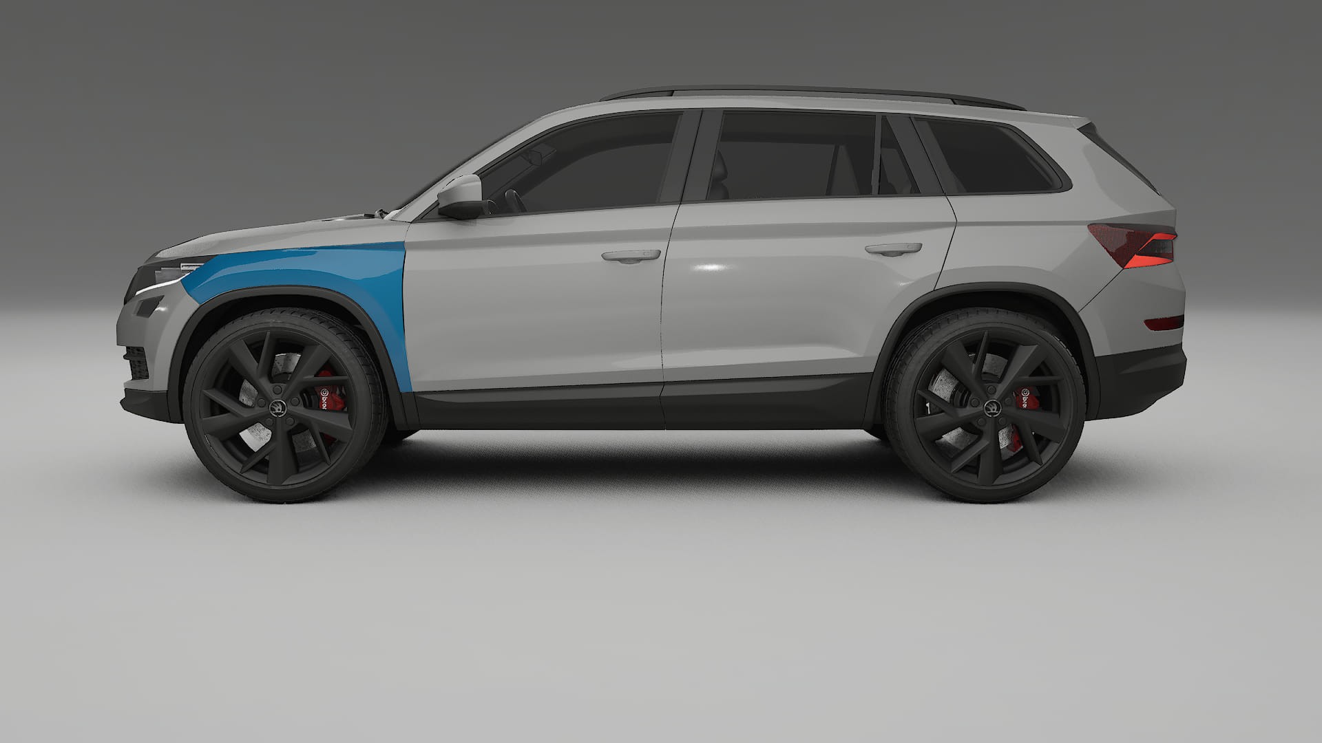 Film de Protection de Peinture Škoda Kodiaq NS7 | Kit Complet Pré-découpé CrystalGuard TPU Transparent