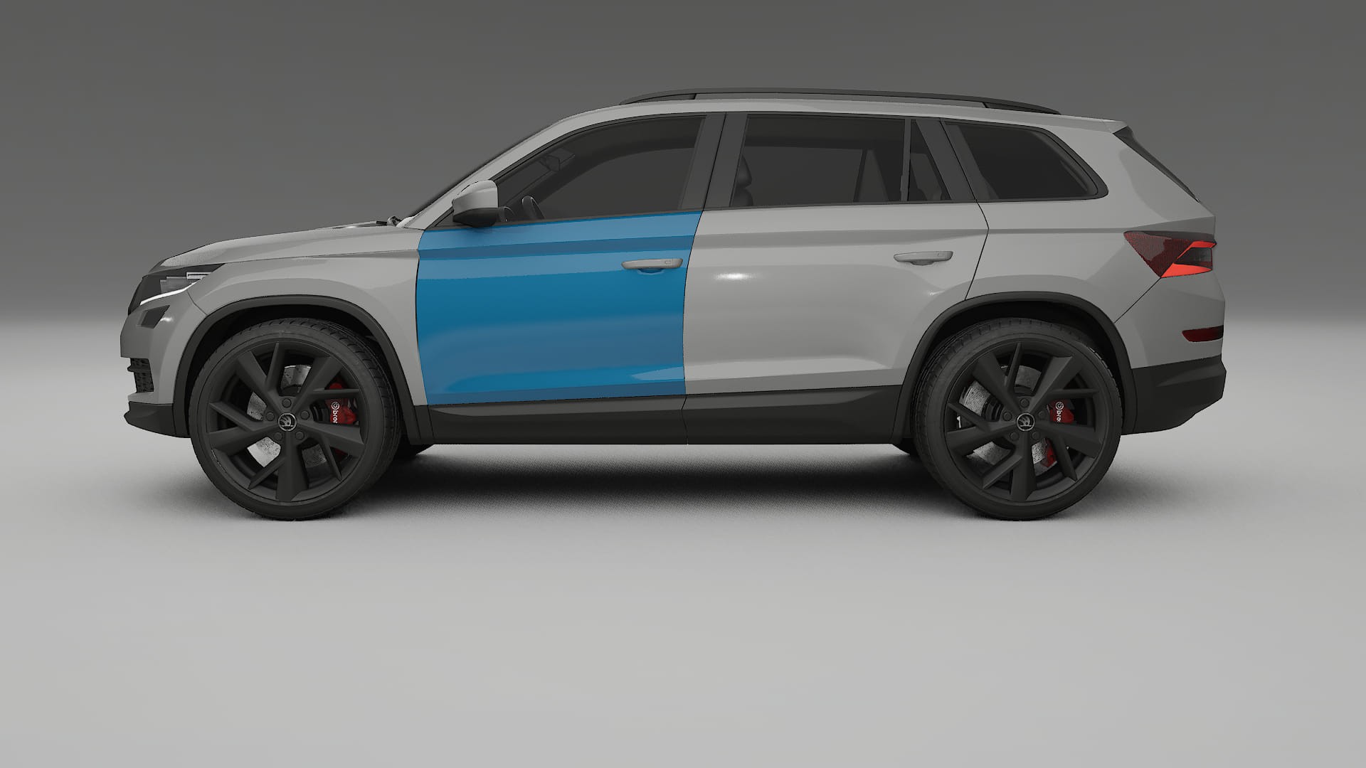 Film de Protection de Peinture Škoda Kodiaq NS7 | Kit Complet Pré-découpé CrystalGuard TPU Transparent