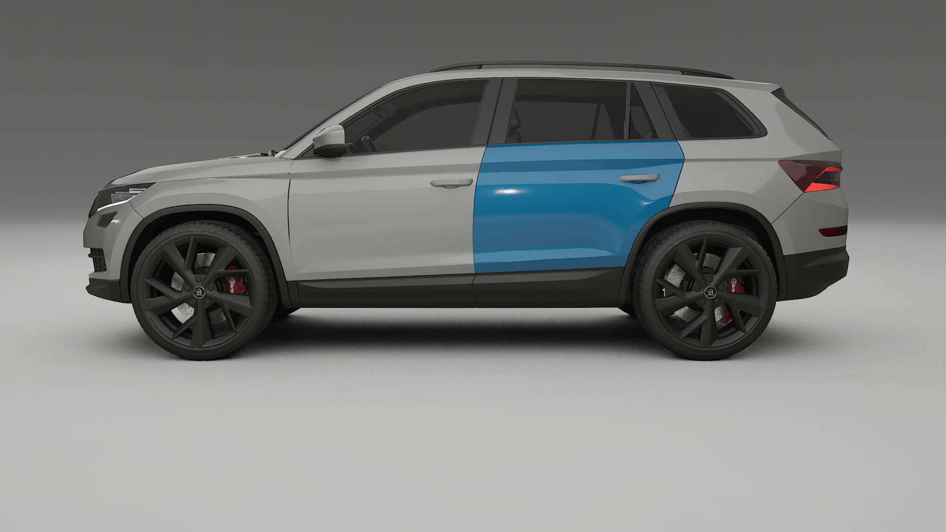 Film de Protection de Peinture Škoda Kodiaq NS7 | Kit Complet Pré-découpé CrystalGuard TPU Transparent