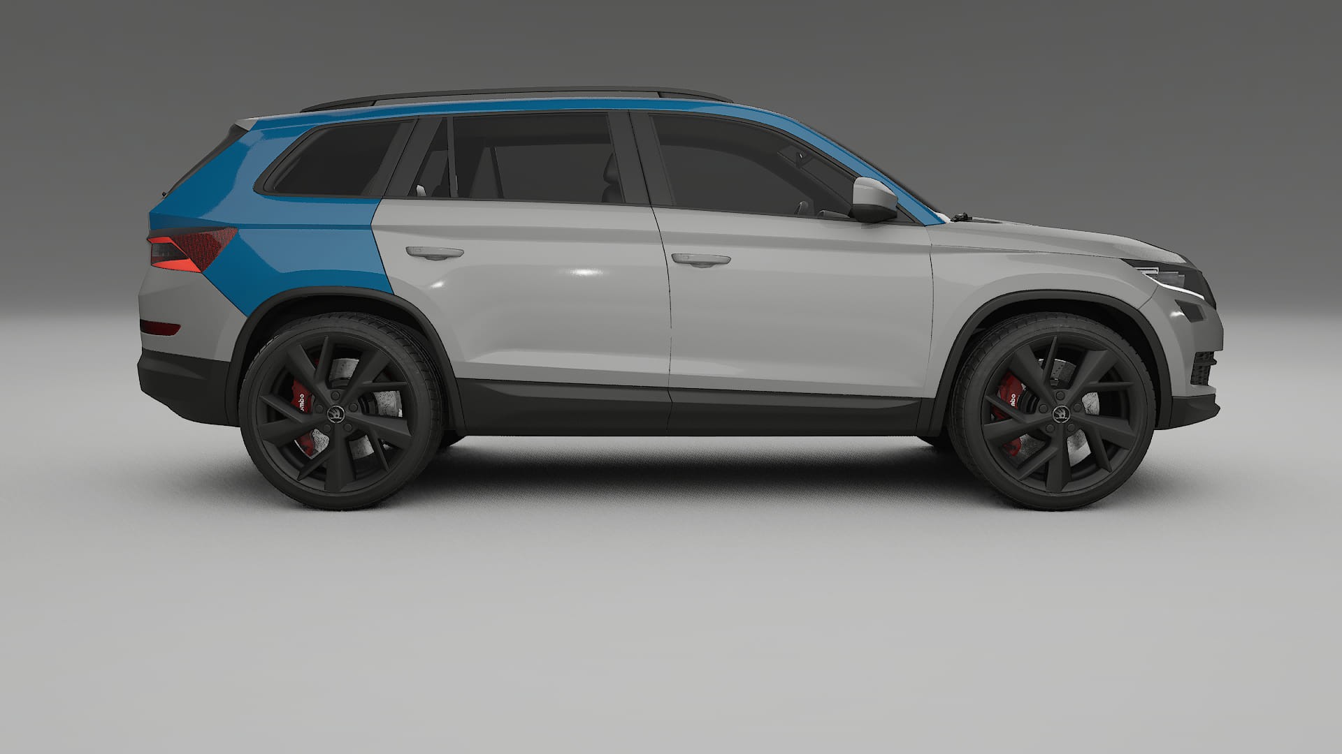 Film de Protection de Peinture Škoda Kodiaq NS7 | Kit Complet Pré-découpé CrystalGuard TPU Transparent