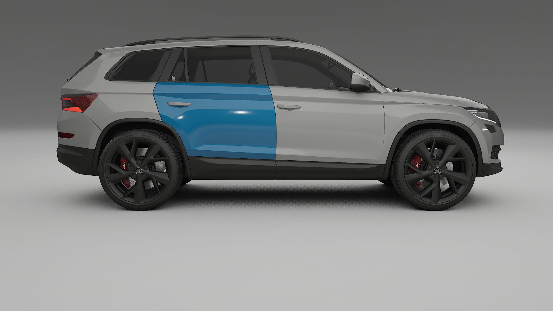 Film de Protection de Peinture Škoda Kodiaq NS7 | Kit Complet Pré-découpé CrystalGuard TPU Transparent