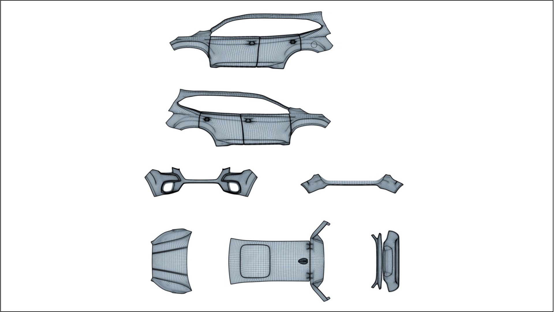 Film de Protection de Peinture Subaru Forester V SK facelift | Kit Complet Pré-découpé CrystalGuard TPU Transparent 2